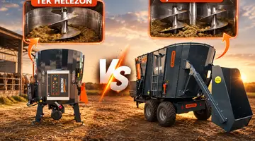 Tekli ve Çift Helezonlu Yem Karma Makinesi Arasındaki Fark